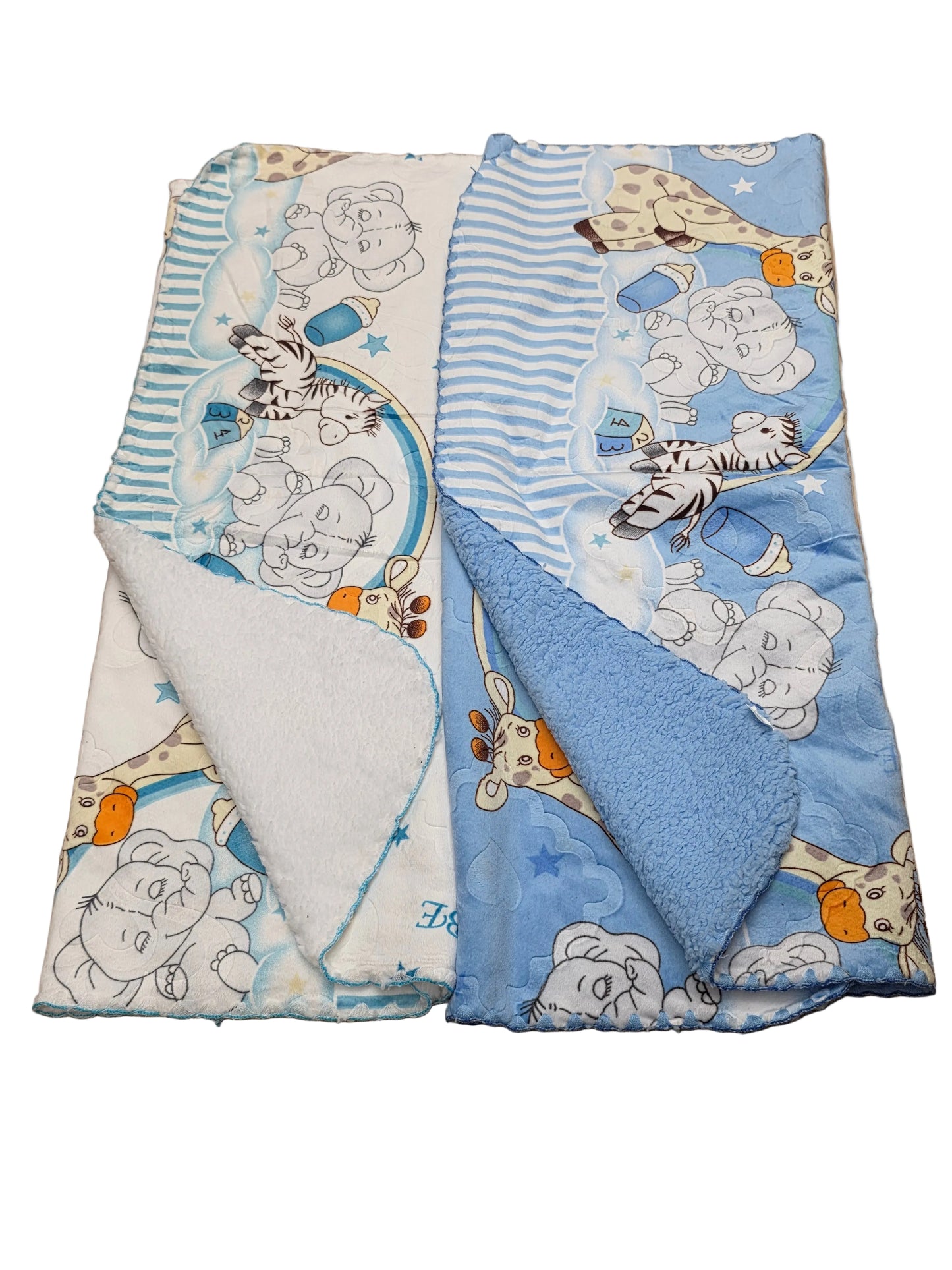 Manta de plush con corderito para bebe