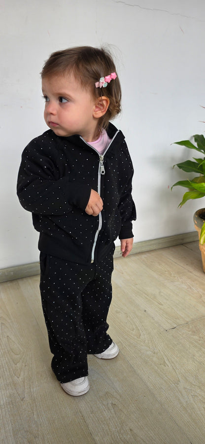 Conjuntos de brillo de bebe con capucha y sin capucha