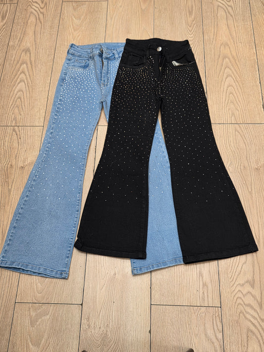 Jean licra con brillos